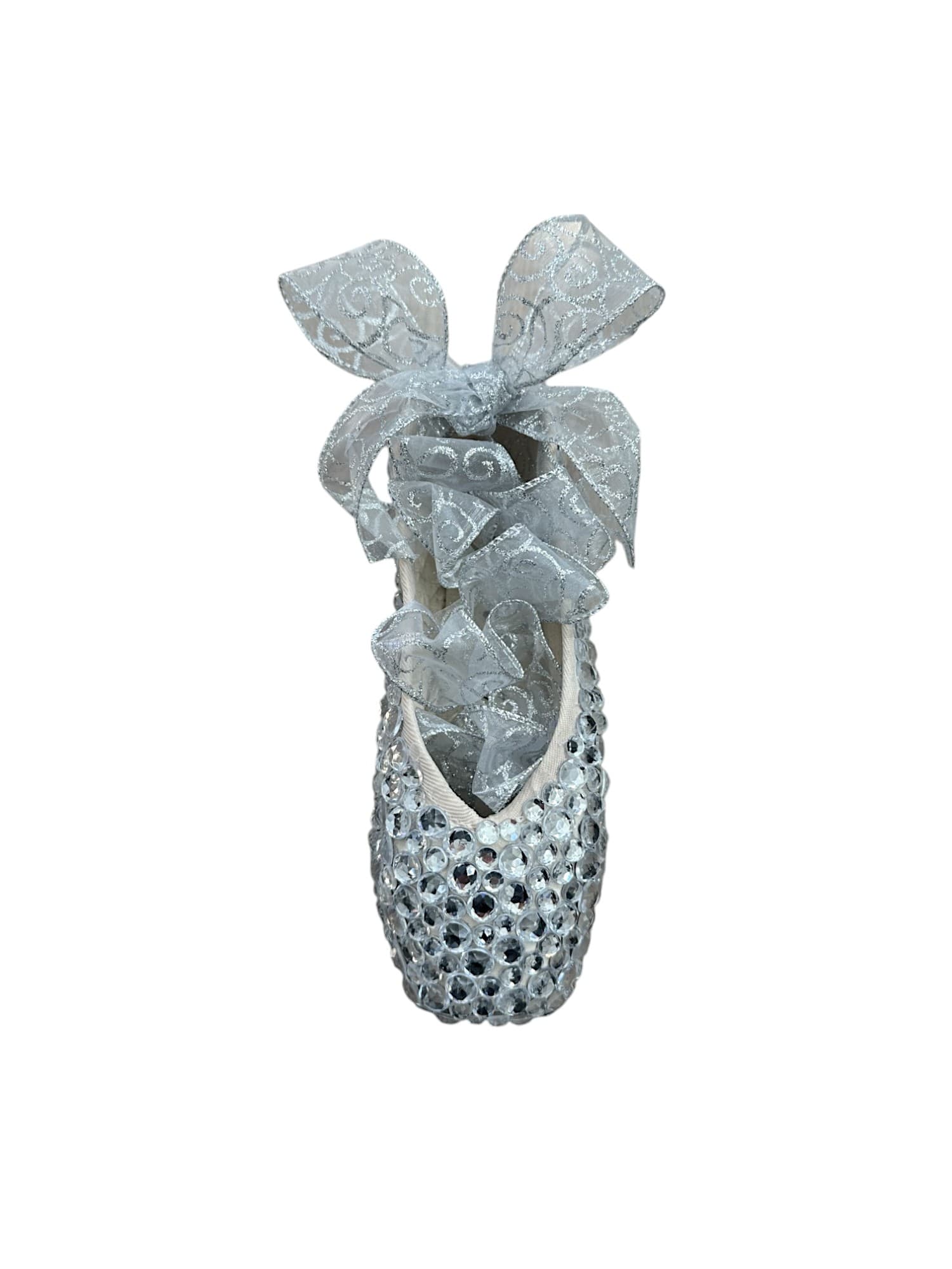 Crystal competition pointe shoe